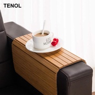 [TENOL] Sofa Arm Tray Side Tables Drinks Rectangle Couch Arm Tray Table Side Table