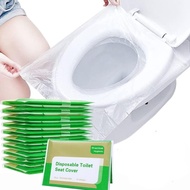 10 keping/pek Penutup Tempat Duduk Tandas Mudah Alih Kertas Tempat Duduk Tandas Larut Pakai Pakai un