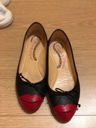 Charlotte Olympia kiss me Darcy 貓咪鞋_羊皮紅唇娃娃鞋