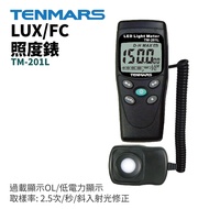 [TENMARS] TM-201L LUX/FC Illumination Meter Overload Display OL Sampling Rate 2.5 Times/Second Diago
