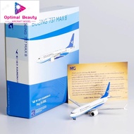 NG Models 1: 400 Xiamen Air B737 MAX 8 B-208L B-1136 High-End Collection