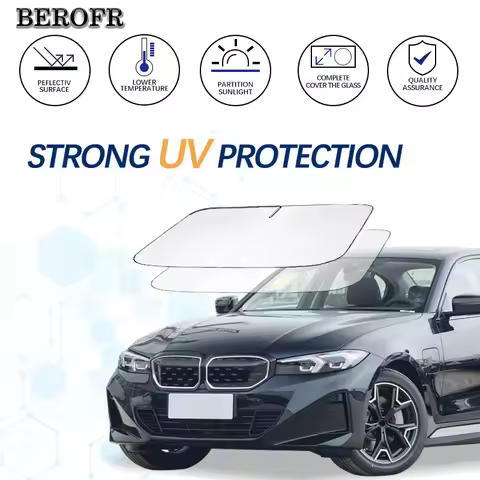 Windshield Sun Shade For BMW i3 i01 Sunshade Sun Visor Protector Foldable Blocks UV Rays Keep Your C