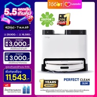 Mister Robot หุ่นยนต์ดูดฝุ่น ถูพื้น มีระบบซักผ้าอัตโนมัติ รุ่น Perfect Clean Slim แถมฟรี! น้ำยาทำควา