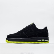 2025 Nike Air Force 1 Low suede Air Force One baharu, kasut sukan klasik dengan padanan dua warna da