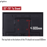 Universal Kaki TV Stand 14-42 Inch 32-75 Inch Adjustable Leg Base Bracket For LED LCD PLASMA Monitor