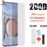 UV Full Glue Tempered Glass Screen Protector Protective Film For Huawei P50 P40 P30 Mate 50 40 30 20 Nova 10 9 8 7 Pro Plus Pro+ 4G 5G 2023