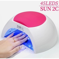 Sun2C Nail Lamp 48W Gel Polish Dryer Pedicure Light Manicure Lamp Nail Art Dryer
