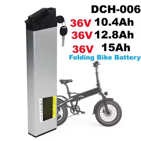 36V Folding bike Lithium Battery Pack 10.4Ah12.8Ah15Ah Built-in BMS Replacement Battery For ADO A20 