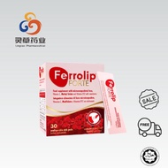 Ferrolip FORTE Microencapsulated Iron Powder, Iron Supplement with Folate Vit C & B12 for Women Pren