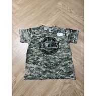 (Size S) Chest 18 Length 22 Genuine American Military T-Shirt US Army Navy Air Force USMC Camouflage