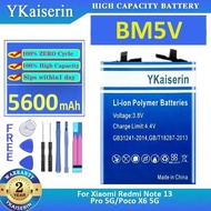 BM5V Good Low-Temperature Performance Mobile Phone Battery For Xiaomi Redmi Note 13 Pro 5G Poco X6 5