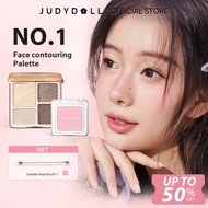 [Face Palette Set] Judydoll 橘朵 Highlight & Contouring Palette Pretty Single-Color Blush Powder