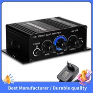【NEW】AK-270 HIFI Amplifier 2.0 Channel Home Amp Bass & Treble Adjustment Stereo Audio Home Cinema So