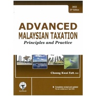 Advanced Malaysian Taxation 2022 23rd Edition (Photocopy with Colour Cover Page & Comb Binding) | EH
