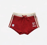 Quần Short Thể Thao Cạp Cao American Retro Badblood Quần Bơi Cạp Giữa Quần Bó Thường Ngày Cho Nữ Quầ