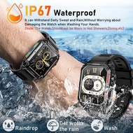 [สต็อกท้องถิ่น] OUKITEL BAMBOOINN P3 IT68 กันน้ําบลูทูธโทร Smartwatch 1.91 บนจอแสดงผลแบตเตอรี่ 2025 