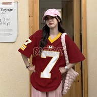 【Custom Name & Number】baju jersey perempuan Number 7 Dry T-Shirt Standard Sublimation Jersey custom 