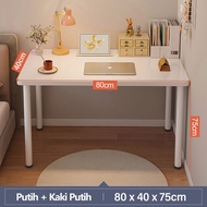 Furniture Meja kaki bundar Putih140CM Meja Belajar Meja kantor Meja Gaming Meja Kerja Table Modern