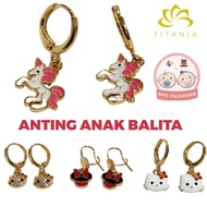 Anting Anak Titanium Anti Karat / Anting Anak Karakter Titanium