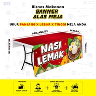 🍛READY DESIGN🍛 BANNER ALAS MEJA - NASI LEMAK / HALF / TABLE / PENIAGA KEDAI / GERAI / KHEMAH / PASAR