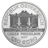 2017 Austrian Philharmonic 1 oz .999 Silver Coin BU 1oz