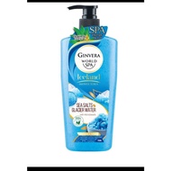 Ginvera World Spa English Shower Scrub - Glacier Water &amp; Sea Salts (750ml)