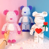 Violent Bear Building Blocks Lego Luminous Building Blocks Oversized Love Astronaut Diamond Building
