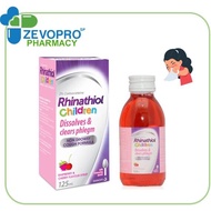 Rhinathiol Children Cough Syrup 2% 125ml [REDUCE PHLEGM, COUGH] / rhinatiol