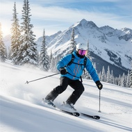 แว่นตาสกี Magnetic Double Layer Anti Fog Ski Goggles พร้อมการออกแบบ Flip Up สำหรับสโนว์บอร์ดปีนเขาผู