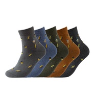 PIER POLO Socks Men New Design High Quality nd Cotton Crew Socks Autumn Business Embroidery Socks Fa