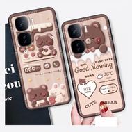 Case for Vivo IQ00 NEO 10 5G printed with Brown - Pink Bear, Be@rick Bear, extremely CUTE, CUTE