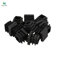 12 Pcs 15mm x 15mm Plastic Square Caps Tube Pipe Inserts End Blanking