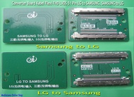 FHD LVDS 51pin/30pin Coverter Panel T-Con Samsung to LG, LG to Samsung QK Series (Converter Soket Panel T-CON Samsung ke LG, LG ke Samsung FHD LVDS 51pin/30pin)