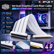 Cooler Master PCIe 4.0 x16 Riser Cable 300mm White MCA-U000C-WPCI40-300