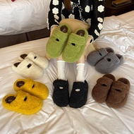 Furry Slippers for Women, Outdoor Wear, 2025 New Thick Sole