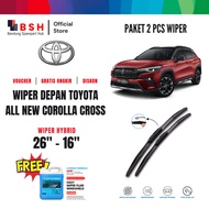 TOYOTA Wiper All New Corolla Cross Hybrid Car Windshield Wiper Free Wiper Fluid