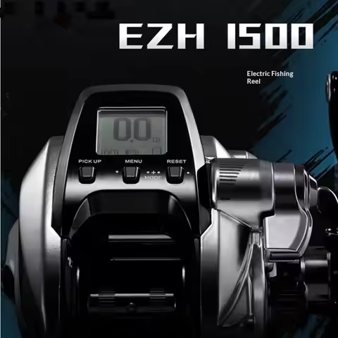 Ecooda EZH1500 Electric Fishing Reel Ambidextrous High Performance Deep Sea Jigging Boat Saltwater O