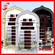 XY 4008pro Mosque Digital Azan Wall Clock Remote Control Alarm Clock Ramadan Eid Gifts For Home Office (eu Plug)