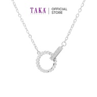 TB9 TAKA Jewellery Dolce 18K Gold Necklace Hoop
