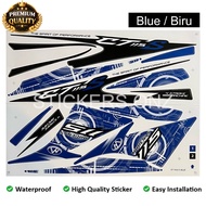 Modenas CT115 S Body Cover Set Stripe Sticker ( 1 ) Red / Blue - Ready stock