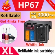 Compatible HP 67 Cartridge HP 67XL HP 67 Ink HP67 Black HP67 Color HP 67  Ink Cartridge for 4120 / 4