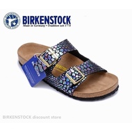 Birkenstock Arizona mens/womens Cork black color snake pattern slippers 34-46