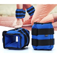 Workout Weight Training Sand Bag Pair Ankle Weight Physiotherapy 4kg (Blue 2kg*2)