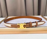 💜CELINE 賽琳腰帶 寬2.5CM 牛皮 凱旋門 黑色 女士 女款 皮帶 禮盒 送禮 節日 生日 Women's belts gift boxes gifts holidays birthdays