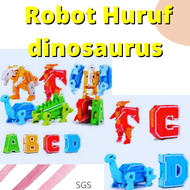 SGS - Abc Mainan Emco Megabotz Pocket Morphers / Mainan Robot Huruf Dinosaurus / Robot Dinosaurus / 