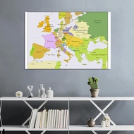  English Map Series European Map-1700~1850 Years,Geography Education Tool,Wall Map Poster Decor,Trav