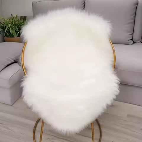Fluffy Rug Home Decoration White Living Room Carpet Soft Nursery Carpet Girl Bedroom Carpet Furry Be