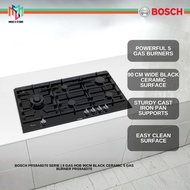 Bosch PRS9A6D70 Serie | 8 Gas Hob 90cm Black Ceramic 5 Gas Burner PRS9A6D70 / Bosch PRS9A6B70 Hob Ga