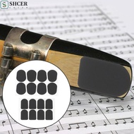 SHCER Sax Mouthpiece Cushions Alto Clarinet Black Adhesive Saxophone Patch Pads Instruments Parts Wo