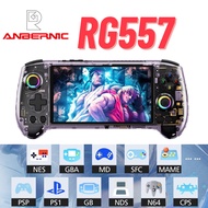Anbernic RG557 Handheld Gaming Consle RG557 Dimensity 8300 ANDROID 14 5.48" AMOLED 1080P 3D HALL Sti